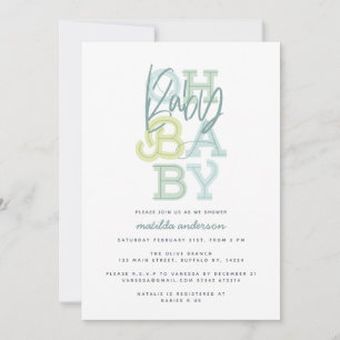 Oh baby baby, modern babydusch party