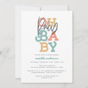 Oh baby baby, modern babydusch party