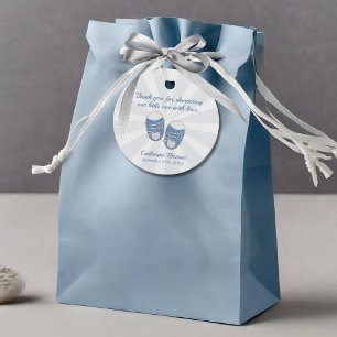 Oh Baby Baby Shower Dusty Blue Boy Baby Shower Gåvor Etiketter