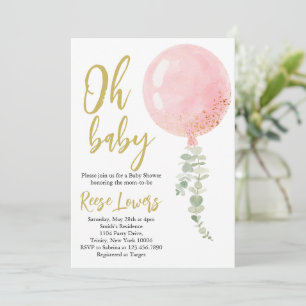 Oh Baby Baby Shower Inbjudan