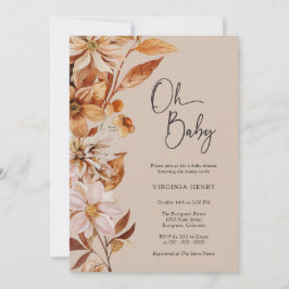 Oh Baby Baby Shower Inbjudningar