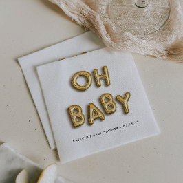 Oh Baby | Babyskor för Guld-ballongen Pappersservett