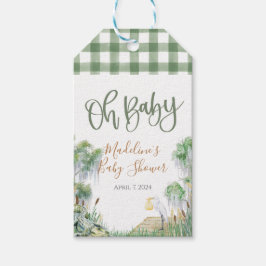 Oh Baby Bayou Swamp Baby Shower Presentetikett