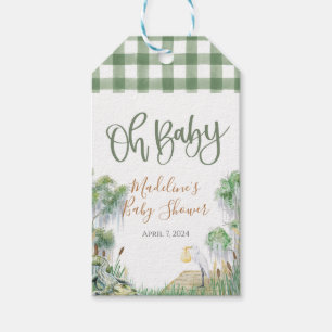 Oh Baby Bayou Swamp Baby Shower Presentetikett