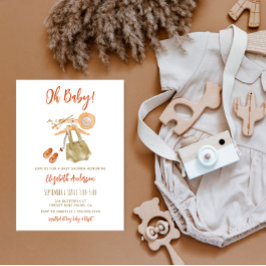 Oh Baby Boho Baby Shower-inbjudan Inbjudningar
