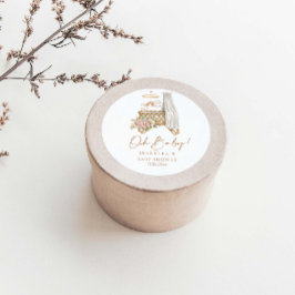 Oh Baby Boho Blommigt Crib Bassinet Baby Shower Runt Klistermärke