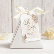 Oh Baby Boho Pampas Grass Neutralt Baby Shower