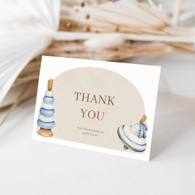 Oh Baby BohoWooden Blocks and Leksak Tack Kort (Skapare uppladdad)