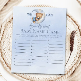 Oh Baby boy Teddy Bear Baby shower boy