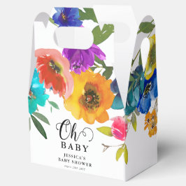 Oh Baby Bright & Bold Blommigts Baby Shower Presentaskar