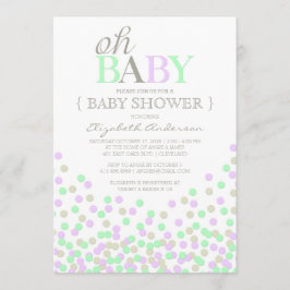 Oh Baby Confetti | Inbjudan till modern babyvisnin