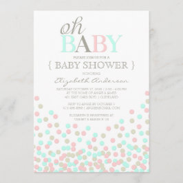 Oh Baby Confetti | Inbjudan till modern babyvisnin