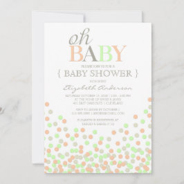 Oh Baby Confetti | Inbjudan till modern babyvisnin