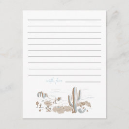 Oh Baby Cowboy Baby Shower Advice  Anteckningskort