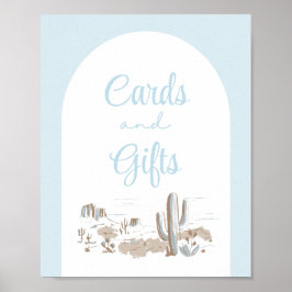 Oh Baby Cowboy Baby Shower Cards & Gifts Sign Poster