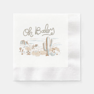 Oh Baby Cowboy Desert Napkin Pappersservett
