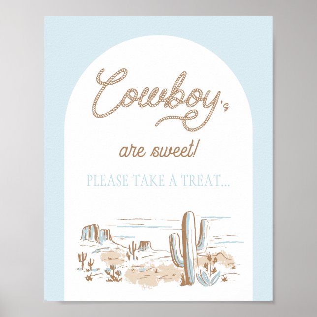 Oh Baby Cowboy Dusch Rep Favor Poster (Framsidan)