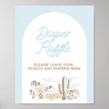 Oh Baby Cowboy Shower Diaper Raffle