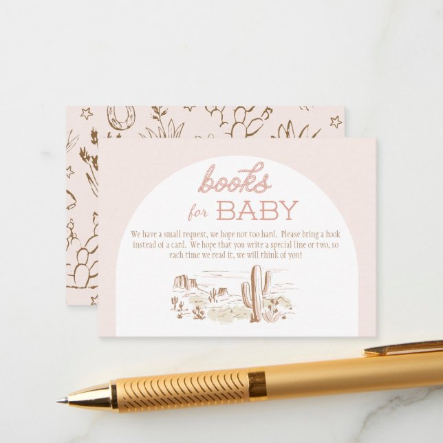 Oh Baby Cowgirl Books for Baby Tilläggskort (Fram/Back In Situ)