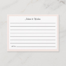 Oh Baby Cowgirl Shower Advice and Wishes Enclosure Tilläggskort