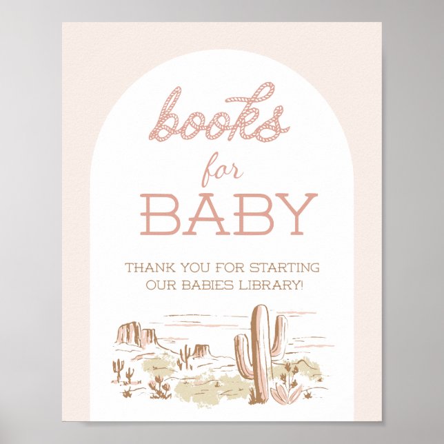 Oh Baby Cowgirl Shower Books for Baby  Poster (Framsidan)
