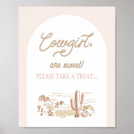 Oh Baby Cowgirl Shower Rope Favor Poster