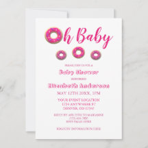 Oh Baby Donut Baby Shower