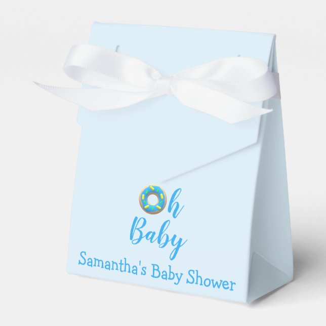Oh Baby Donut Baby Shower Presentaskar (Framsidan Sidan)