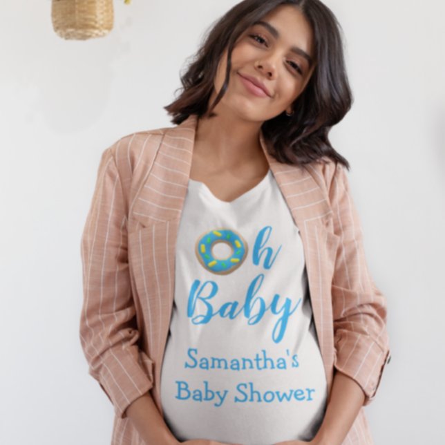 Oh Baby Donut Baby Shower T Shirt (Skapare uppladdad)