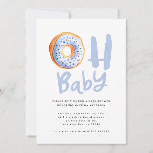 Oh baby donut babydusch meddelande