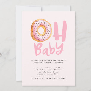 Oh baby donut babydusch meddelande