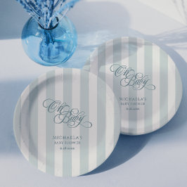 Oh Baby Elegant Script & Rand Baby Shower