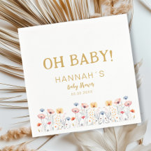 OH BABY! Fresh Wildblomma | Vitt babyskor