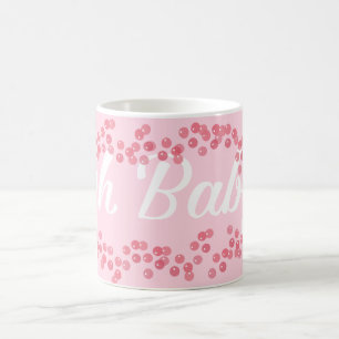 Oh Baby Gender Reveal Rosa Girly Girl Kaffemugg
