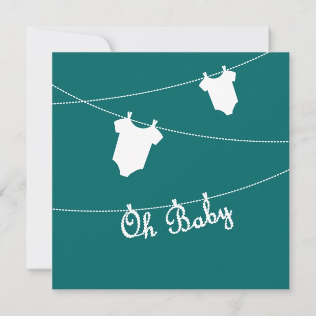 Oh Baby Gravid-meddelande Meddelande (Framsida)