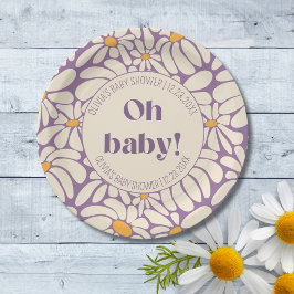 Oh Baby Groovy Retro Daisys Flowers