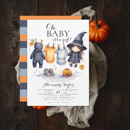 Oh Baby Halloween Fall oktoberstugan Inbjudningar