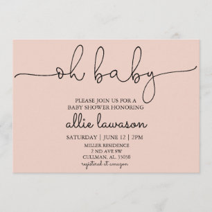 Oh Baby Inbjudan till babyvisningsprogram