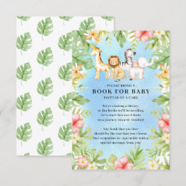 Oh Baby Jungle Baby Shower Bok för Baby Enclosur Tilläggskort