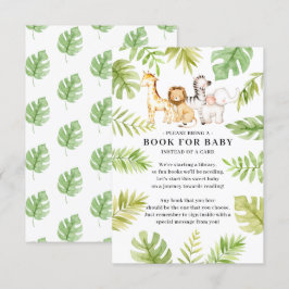 Oh Baby Jungle Baby Shower Bok för Baby Enclosur Tilläggskort