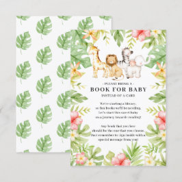 Oh Baby Jungle Baby Shower Bok för Baby Tilläggskort