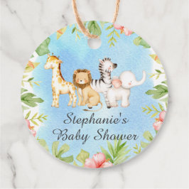 Oh Baby Jungle Baby Shower Favor Gift Märkre Gåvor Etiketter