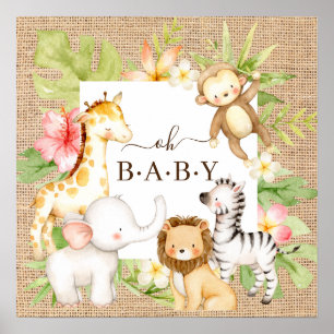 Oh Baby Jungle Poster
