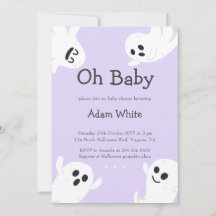 Oh Baby Lila Spooky Ghost Halloween Baby Shower