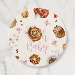 Oh Baby Pastries + Nappar Baby Shower Gåvor Etiketter