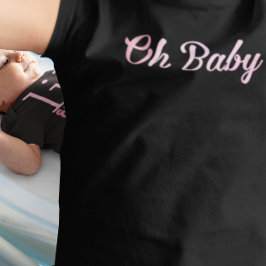 Oh Baby Personlig Rosa Tjejig Tjej Tröja