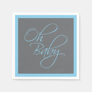 Oh Baby Posh Baby Shower for Boy Pappersservett