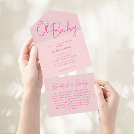 Oh Baby Rosa minimal babystövel