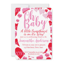 Oh Baby Rosa Red Sweethearts Baby Shower White