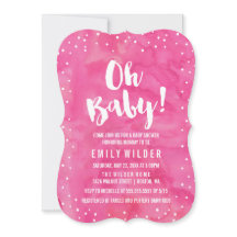 Oh Baby Rosa Watercolor Baby Shower